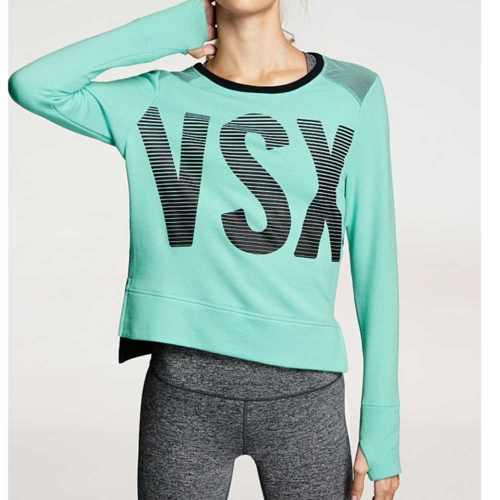 Victoria's Secret VSX Sport Cutout Back Sweatshirt Size M